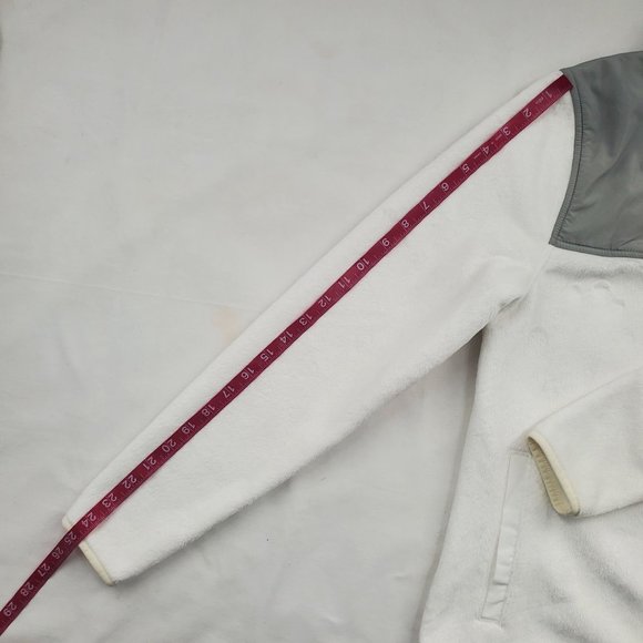 FILA Sport Women's Color Block Performance Fleece Jacket Gray/White Size XS - Picture 10 of 11